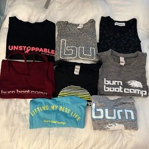 Burn Bootcamp Shirts/Tank Tops
